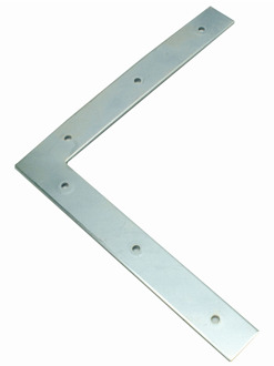 GB rechte raamhoek 250x32x2.5 magnesium | 25 stuks - GB833090025