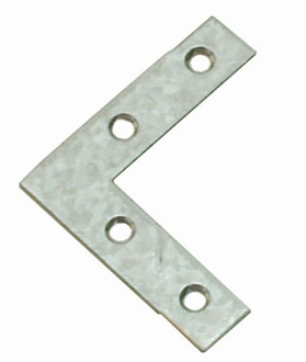 GB rechte raamhoek 30x10x1.5 verzinkt | 100 stuks - 17233030