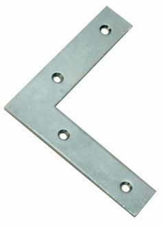 GB rechte raamhoek 80x17x1.5 verzinkt | 100 stuks - 17233080