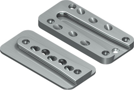 GB Sherpa L blinde houtverbinding 170x80x18 100x200 aluminium | 4 stuks - GB09124976