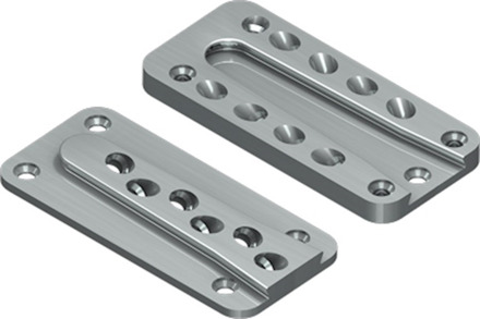 GB Sherpa M blinde houtverbinding 130x60x14 80x160 aluminium | 10 stuks - GB091238810010