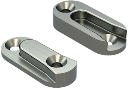 GB Sherpa MINI blinde houtverbinding 40x17x10 25x60 aluminium | 20 stuks - GB09100302