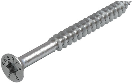 GB Sherpa schroef 4,5x50 t.b.v. XS-& S-serie kopdia 7,5 zink magnesium | 200 stuks - GB09123943