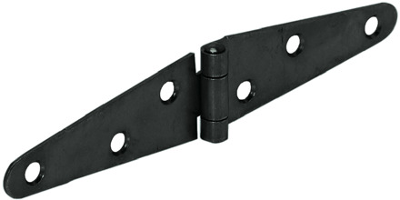 GB staartheng 100x30x1.7 epoxy zwart etiket | 1 stuk - 17240173