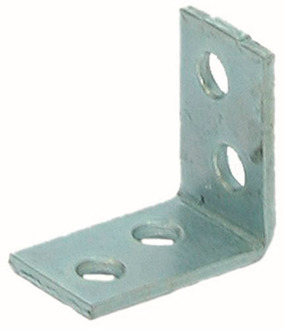 GB stoelhoek 25x15x2.0 verzinkt etiket | 1 stuk - 17235025