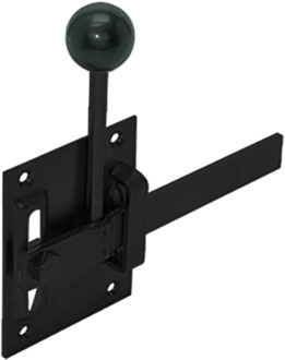 GB tuinheksluiting met neus epoxy zwart etiket | 1 stuk - 17274455