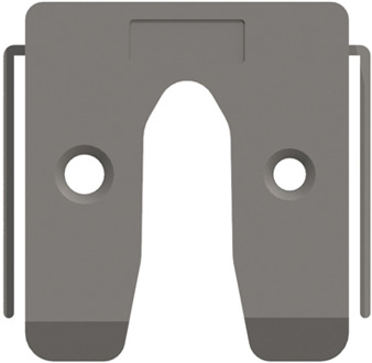 GB uitvulplaat met stelpootjes 7mm grijs etiket | 108 stuks - 17434657