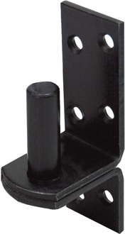 GB verhoogde duim 38x5 pen Ø16x45 a=35mm epoxy zwart etiket | 1 stuk - 17349068