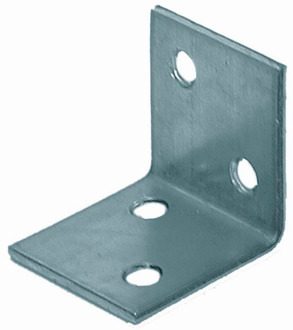 GB versterkingshoek 30x30/ 30x2.0 verzinkt etiket | 1 stuk - 17770001