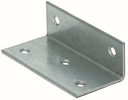 GB versterkingshoek 40x25/ 75x2.0 verzinkt etiket | 100 stuks - 17770005