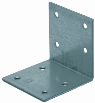 GB versterkingshoek 60x60/ 57x2.0 verzinkt etiket | 100 stuks - 17770004