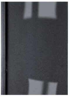 GBC Thermische omslag GBC A4 1.5mm linnen zwart 100stuks Transparant