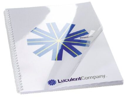 GBC Voorblad GBC A4 PVC 200micron transparant 100stuks