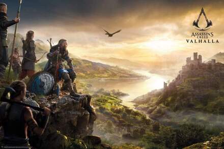 Gbeye Assassins Creed Valhalla Vista Poster 91,5x61cm Multikleur