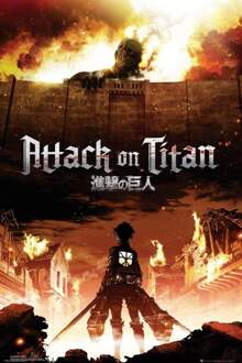 Gbeye Attack On Titan Key Art Poster 61x91,5cm Multikleur