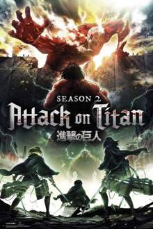 Gbeye Attack On Titan Season 2 Key Art Poster 61x91,5cm Multikleur