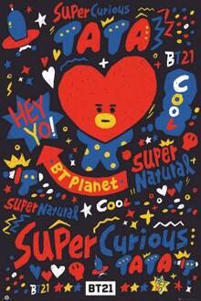 Gbeye Bt21 Tata Poster 61x91,5cm Multikleur