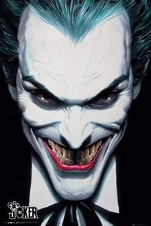 Gbeye Dc Comics Joker Ross Poster 61x91,5cm Multikleur