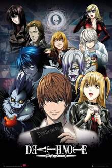 Gbeye Death Note Collage Poster 61x91,5cm Multikleur