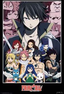 Gbeye Fairy Tail Group Poster 61x91,5cm Multikleur