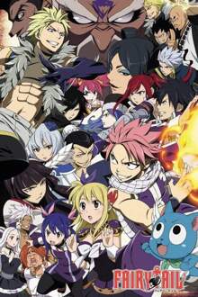 Gbeye Fairy Tail Season 6 Key Art Poster 61x91,5cm Multikleur