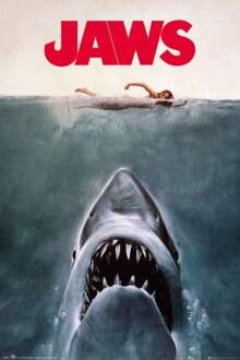 Gbeye Jaws Key Art Poster 61x91,5cm Multikleur