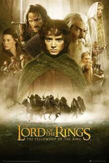 Gbeye Lord Of The Rings Fellowship Of The Ring Poster 61x91,5cm Multikleur