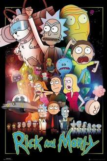 Gbeye Rick And Morty Wars Poster 61x91,5cm