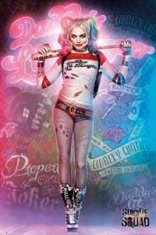 Gbeye Suicide Squad Harley Quinn Stand Poster 61x91,5cm Multikleur