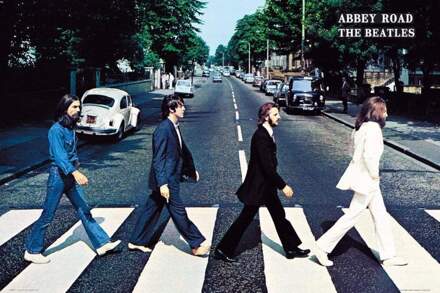 Gbeye The Beatles Abbey Road Poster 91,5x61cm Multikleur