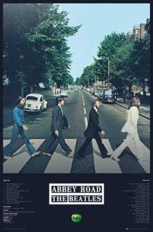 Gbeye The Beatles Abbey Road Tracks Poster 61x91,5cm Multikleur