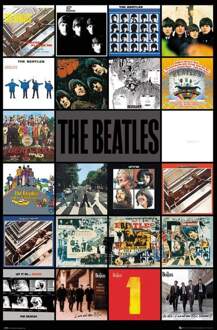 Gbeye The Beatles Albums Poster 61x91,5cm Multikleur