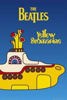 Gbeye The Beatles Yellow Submarine Cover Poster 61x91,5cm Multikleur