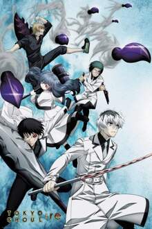 Gbeye Tokyo Ghoul Re Key Art 2 Poster 61x91,5cm Multikleur