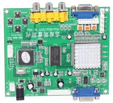 GBS8200/HD9800 RCA naar VGA Video Decodering Adapter Converter HD Conversie Boord Voor CRT LCD PDP Projector