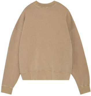GD gebogen logo beige sweatshirt