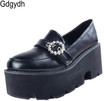 Gdgydh Spring Autumn Fashion Mary Janes Women Shoes Japanese Girls Student Single Shoes Comfortable Lolita Platform Female Pumps