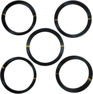 Geanodiseerd Aluminium Bonsai Training Draad 5-Size Starter Set-1.0Mm,1.5Mm,2.0Mm,2.5Mm,3.0Mm(147 Voeten Totaal)-Kies Uw Kleur (5 Size