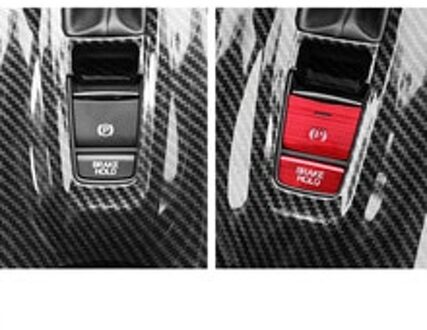 Gear Positie Handrem Centrale Controle Knop Cover Trim Decor Voor Vezel Hrv Duurzaam En Praktisch Te Gebruiken