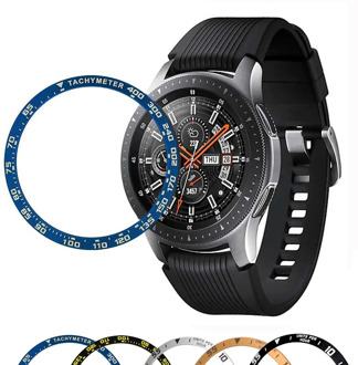 Gear S3 Case For Samsung Galaxy Watch 46mm 42mm Alloy Case Ring Adhesive Cover Anti Scratch smart watch Accessories