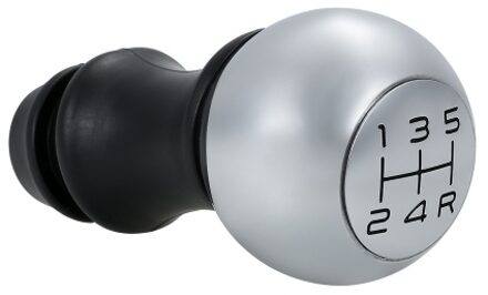 Gear Shift Knob Chrome Head Lever Adapter Manual 5-Speed Transmission Fit for Peugeot 106 206 207 306 307 407 408 508 807