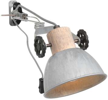 gearwood Klemlamp Nikkel Grijs