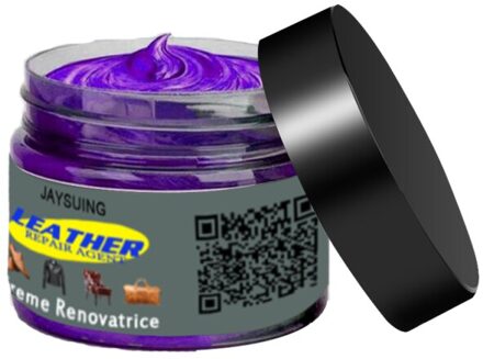Geavanceerde Lederen Reparatie Gel Autostoel Thuis Leer Complementaire Kleur Reparatie Plakken Om Reparatie Brandwonden Gaten Rips Lederen Refurbishe paars
