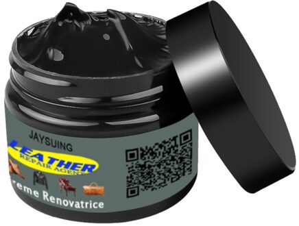 Geavanceerde Lederen Reparatie Gel Autostoel Thuis Leer Complementaire Kleur Reparatie Plakken Om Reparatie Brandwonden Gaten Rips Lederen Refurbishe zwart