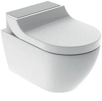 Geberit AquaClean Tuma Comfort douche wc met RVS deksel en Rimfree toilet