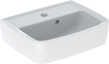 Geberit Bastia Fontein Square - 40x31cm - kraangat - overloop - wit 502.920.00.1 Wit glans