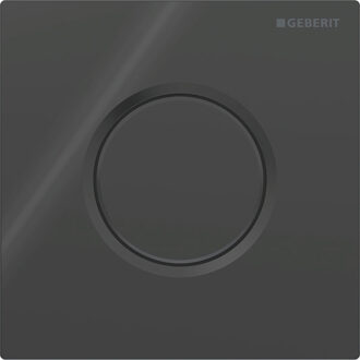 Geberit Bedieningsplaat Geberit Type 01 Pneumatisch Sqaure Ronde Knop Git Zwart