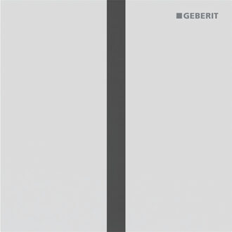 Geberit Bedieningsplaat Geberit Type 40 Met Batterijvoeding Easy To Clean Mat Wit