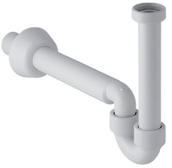 Geberit Buissifon Geberit Met Muurbuis en 5/4"x40mm Rozet Alpien Wit