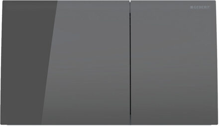 Geberit Drukplaat Geberit Sigma 70 Frontbediening 2-toets Glas Lava Zwart